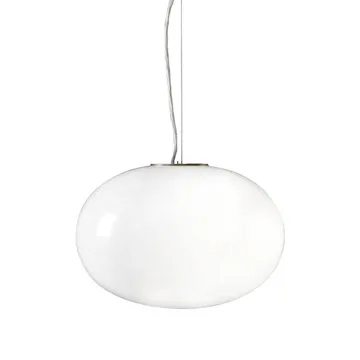 Alba 465 pendant lamp - Opal, brass - Oluce