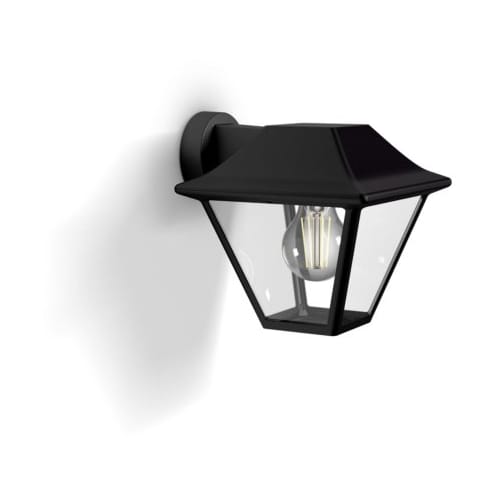 Alpenglow Downward Wall Lamp 20x17.4 cm - Black - Philips