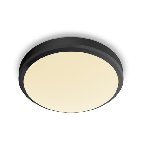 Doris bathroom ceiling lamp 22.5x7 cm - Black - Philips