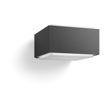 Hedgehog wall lamp 18.2x16 cm - Anthracite - Philips