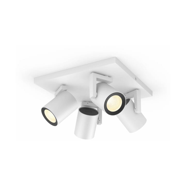 Argenta ceiling lamp 4-spot 29.3x29.3 cm - White - Philips Hue