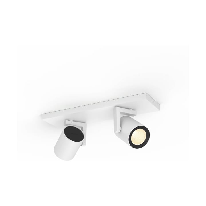Argenta Deckenleuchte 2-Spot 30,5x20,8 cm - Weiß - Philips Hue