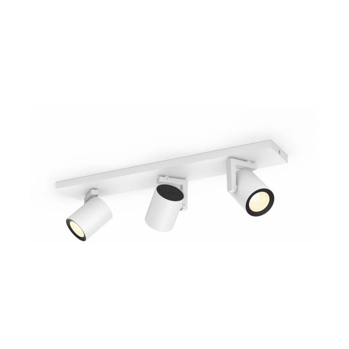 Argenta Deckenleuchte 3-Spot 52,3x20,8 cm - Weiß - Philips Hue