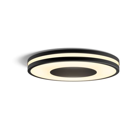 Being Hue ceiling lamp flush Ø34.8 cm - Black - Philips Hue