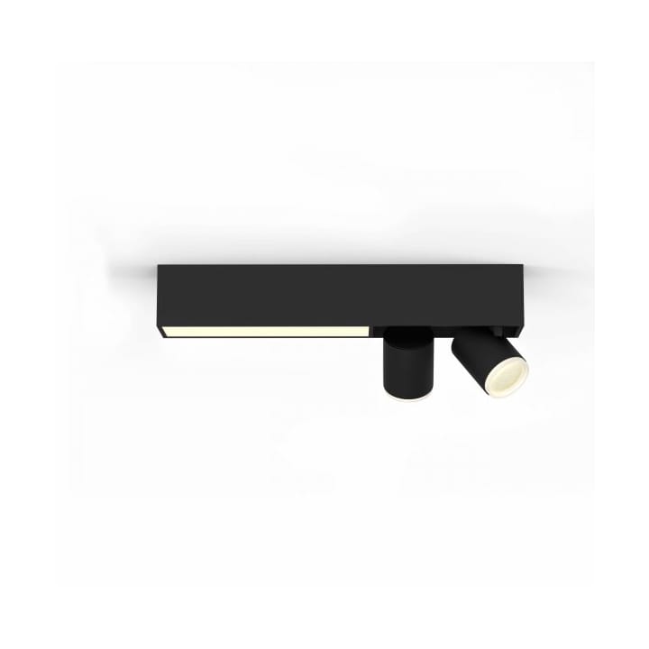 Centris Deckenleuchte 2-Spot 40,8x12,8 cm, Schwarz Philips Hue