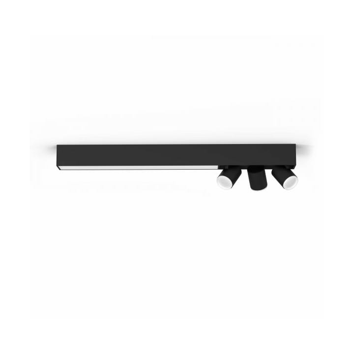 Centris Deckenleuchte 3-Spot 78,2x12,8 cm, Schwarz Philips Hue