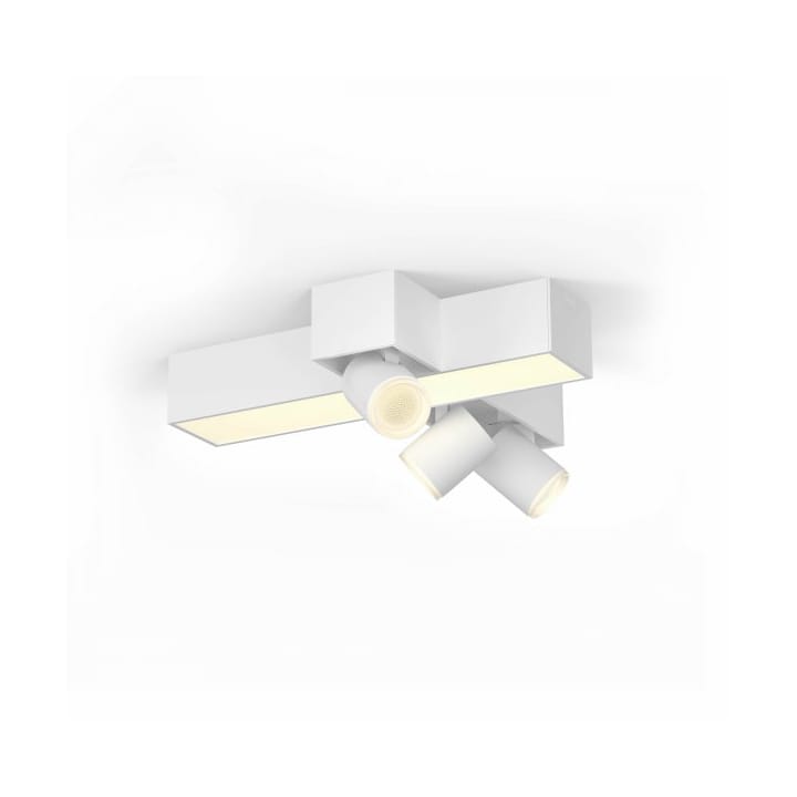 Centris taklampa 3-spot 40,8x33,7 cm, Vit Philips Hue