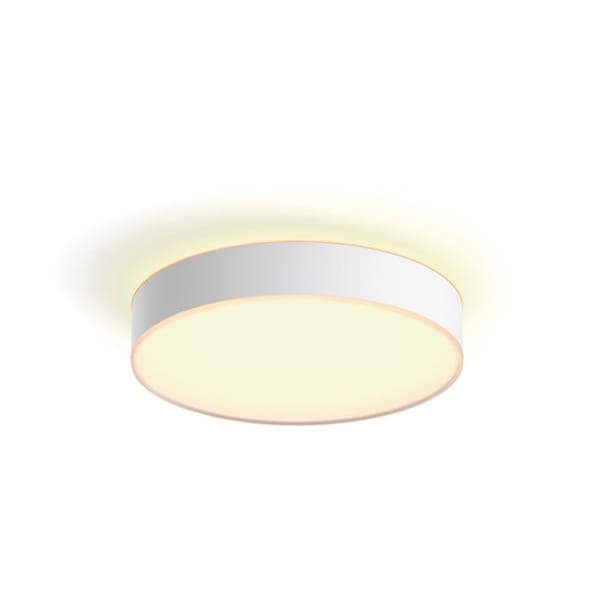 Devere M Hue Ceiling Lamp Flush Mount Ø38.21 cm - White - Philips Hue