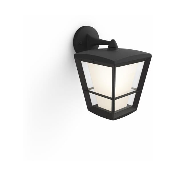 Econic Hue WACA Downward Wall Lamp 36.3x29.7 cm - Black - Philips Hue