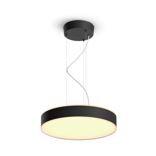 Enrave Hue ceiling lamp flush Ø42.5 cm - Black - Philips Hue