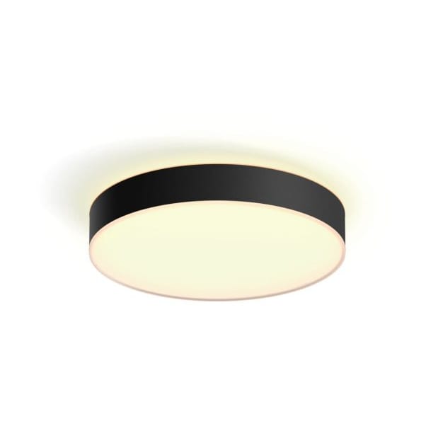 Enrave L Hue Ceiling Lamp Flush Mount Ø42.5x8.4 cm - Black - Philips Hue