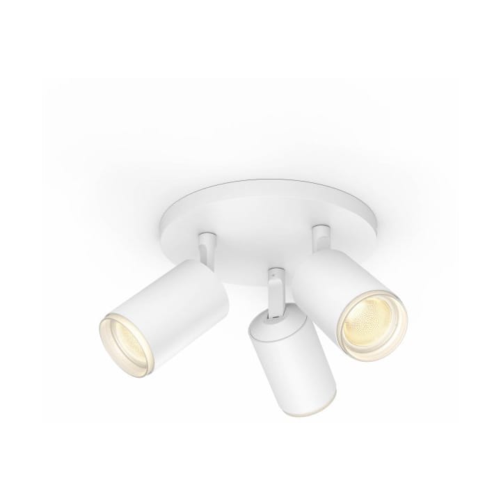 Fugato ceiling lamp 3-spot Ø29.3 cm, White Philips Hue