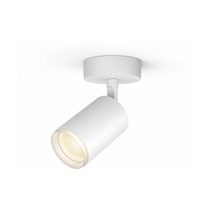 Fugato ceiling lamp single spot Ø14.3 cm - White - Philips Hue