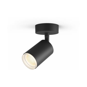 Philips Hue Fugato taklampa single spot Ø14,3 cm Svart