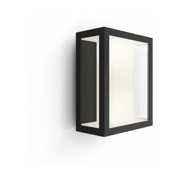 Impress facade lighting 29.5x23.6 cm - Black - Philips Hue