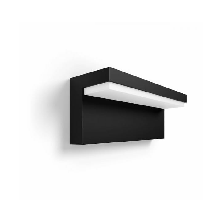 Nyro Outdoor Wall Lamp 25.4x10.1 cm - Black - Philips Hue