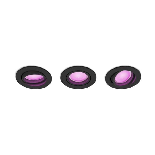 Philips Hue centura spot 3-pack Ø9 cm, Svart Philips Hue
