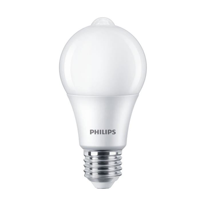 Philips sensor normal frosted E27 LED - 12,2 cm - Philips