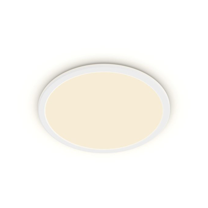 Philips Philips Superslim Badezimmerdeckenleuchte Ø25 cm Weiß