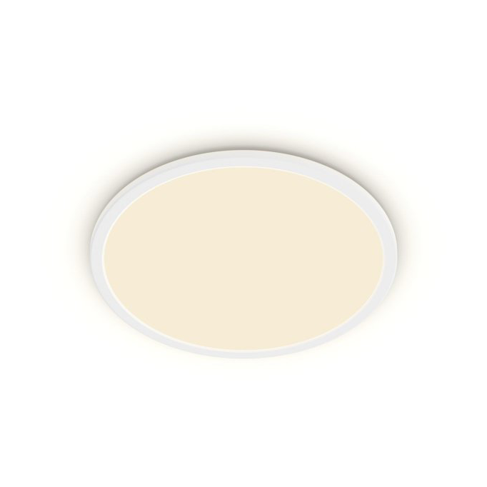 Philips Philips Superslim Badezimmerdeckenleuchte Ø30 cm Weiß
