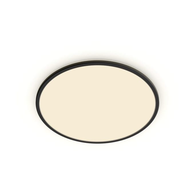 Super slim ceiling lamp plafond 43x2.3 cm - Black - Philips