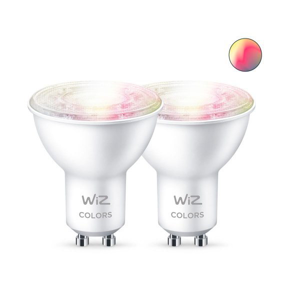 Philips WiZ Philips WiZ Leuchtmittel GU10 2er-Pack Mehrfach