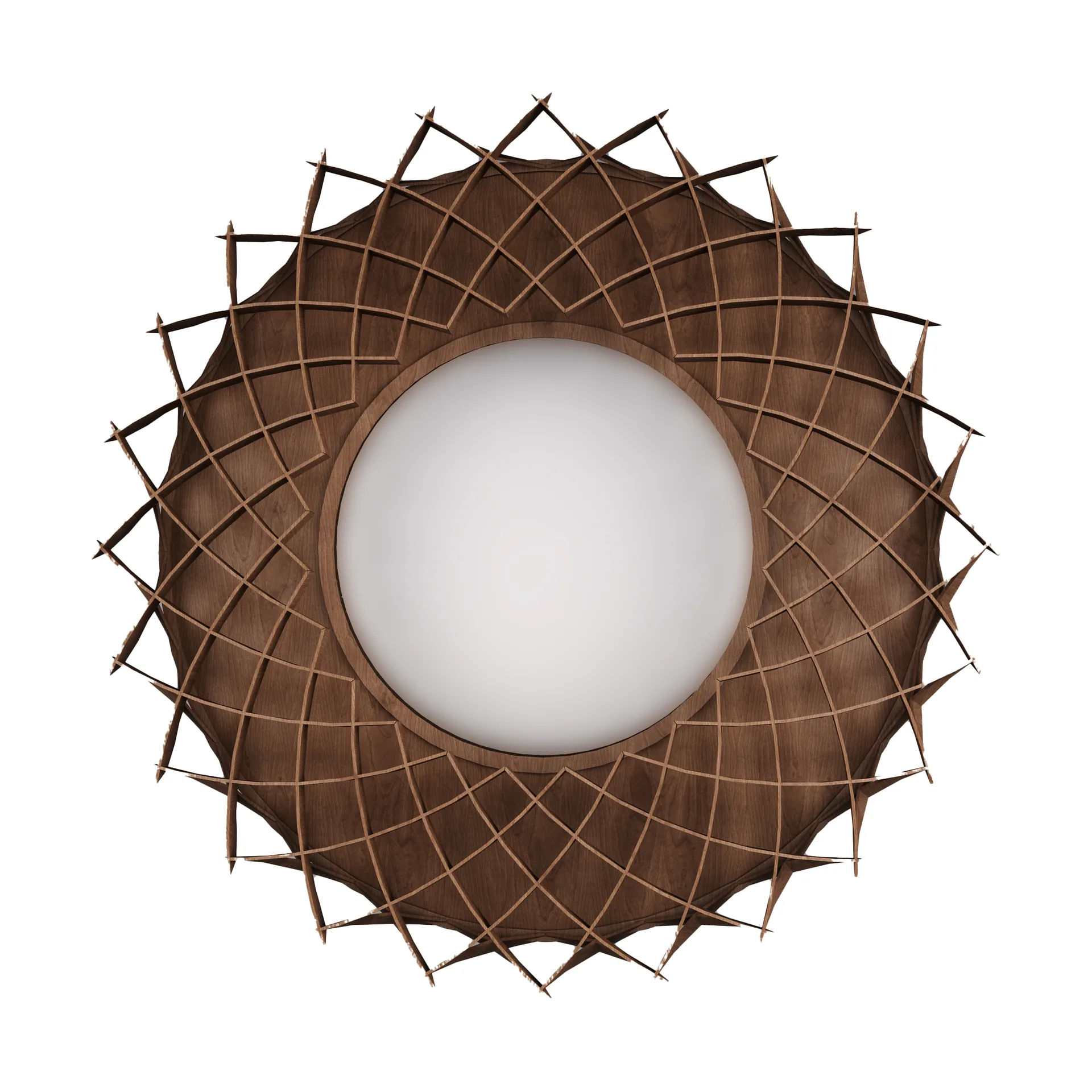 Pilke Signature ceiling lamp Ø65 cm, Brown Pilke
