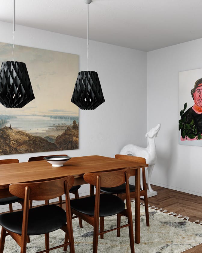 Pilke Signature Pendelleuchte Ø36cm, Schwarz Pilke