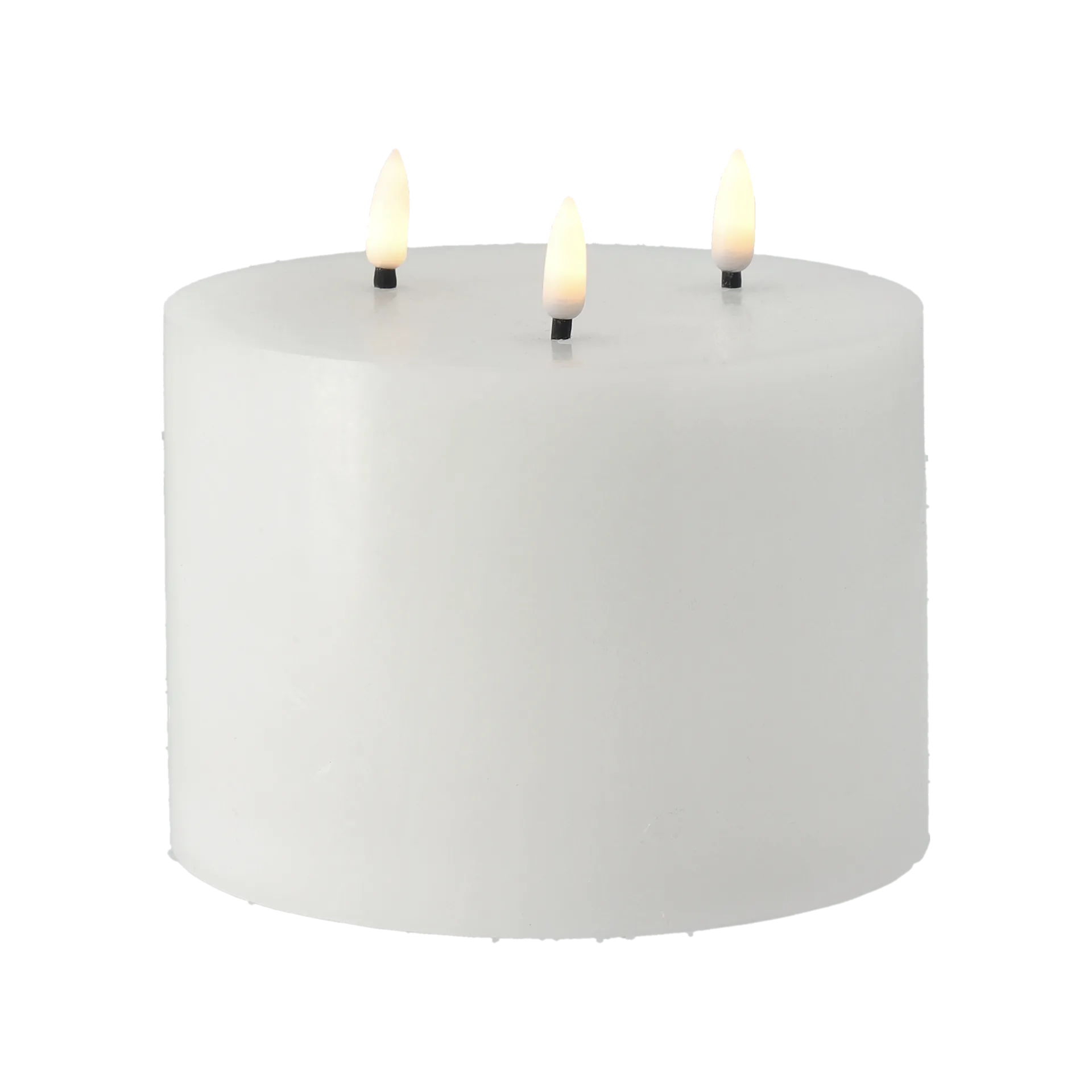 Bright Melt blockljus LED 3 vekar 13 cm, Vit Scandi Essentials