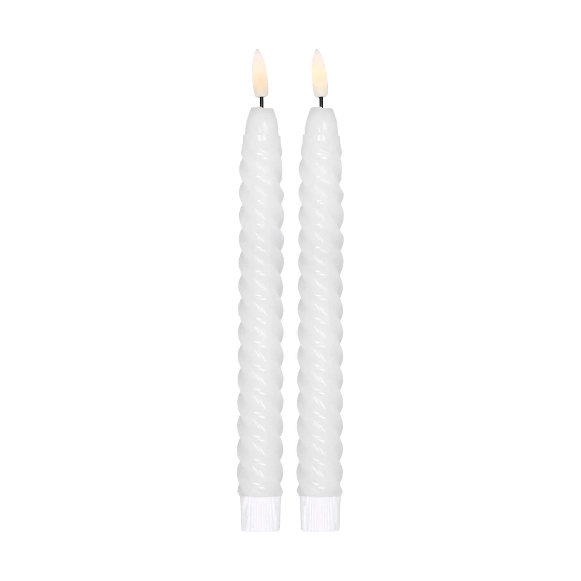Twisted LED-ljus 25 cm 2-pack, Vit Scandi Essentials