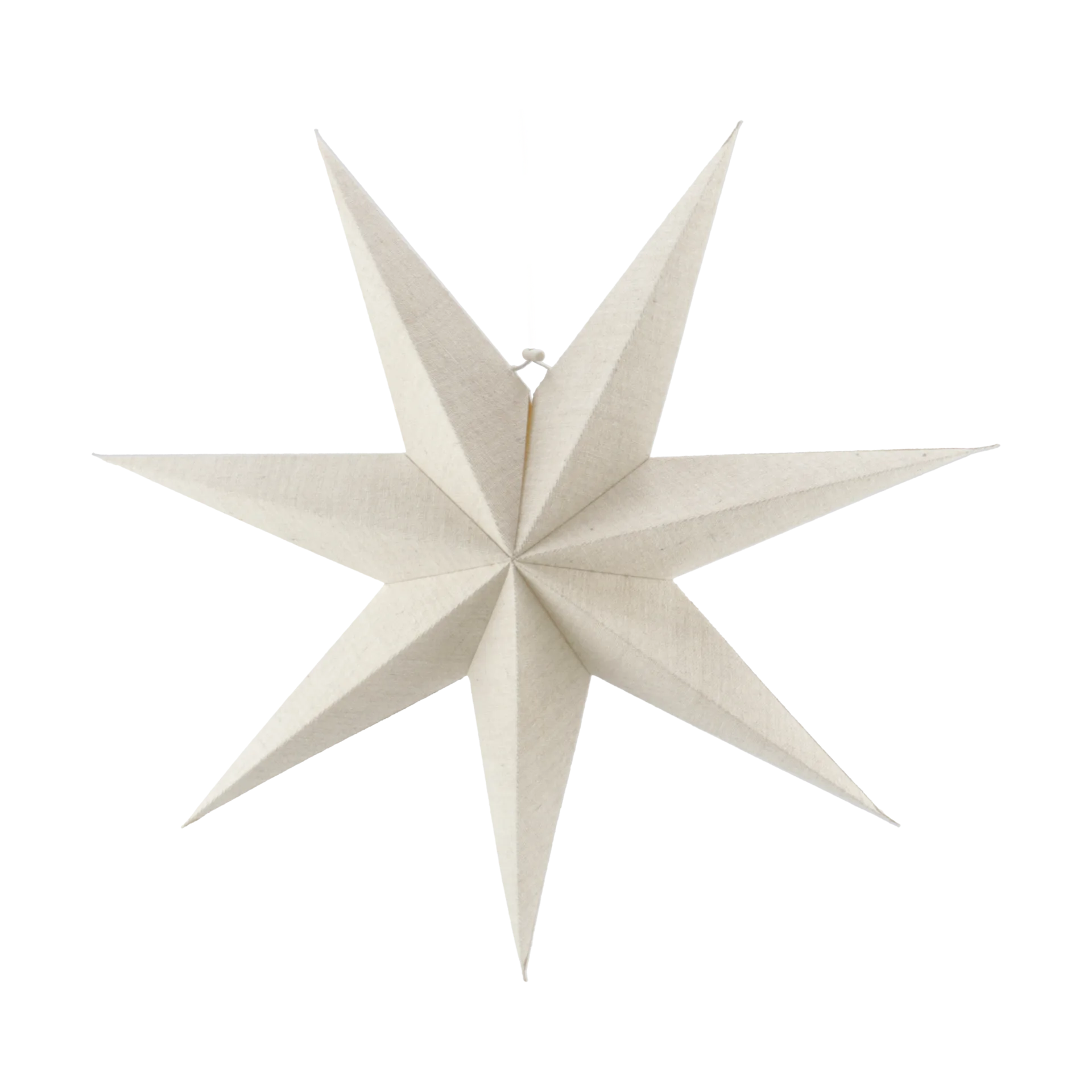 Bare Adventsstern weiß, 80cm Scandi Living