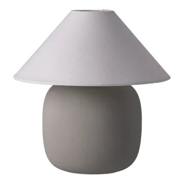 Scandi Living Boulder bordslampa 29 cm grey-white Lampfot