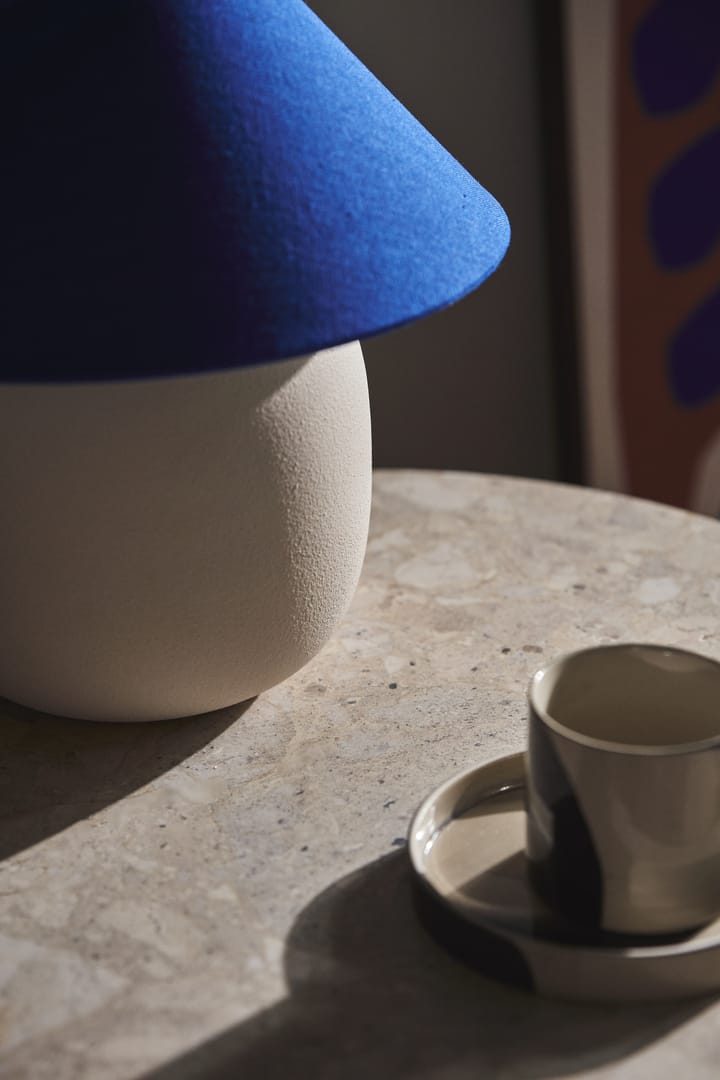 Boulder table lamp 29 cm beige-cobolt Scandi Living