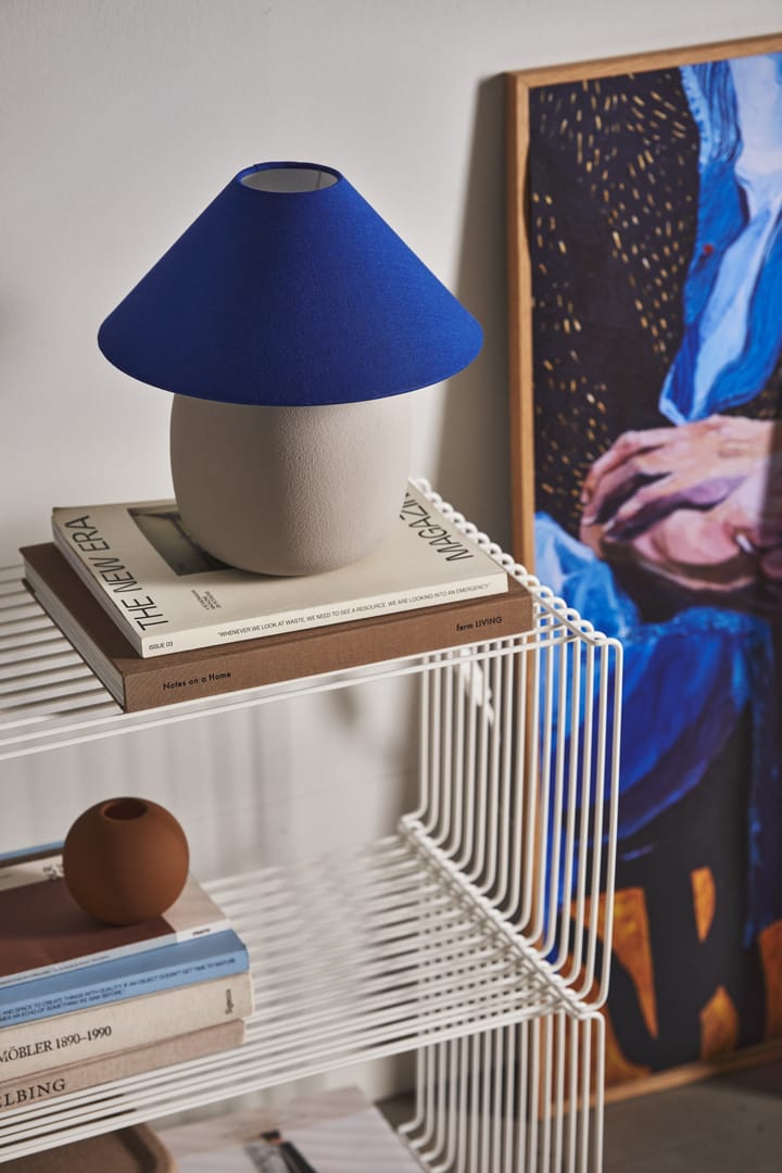 Boulder table lamp 29 cm grey-cobolt Scandi Living