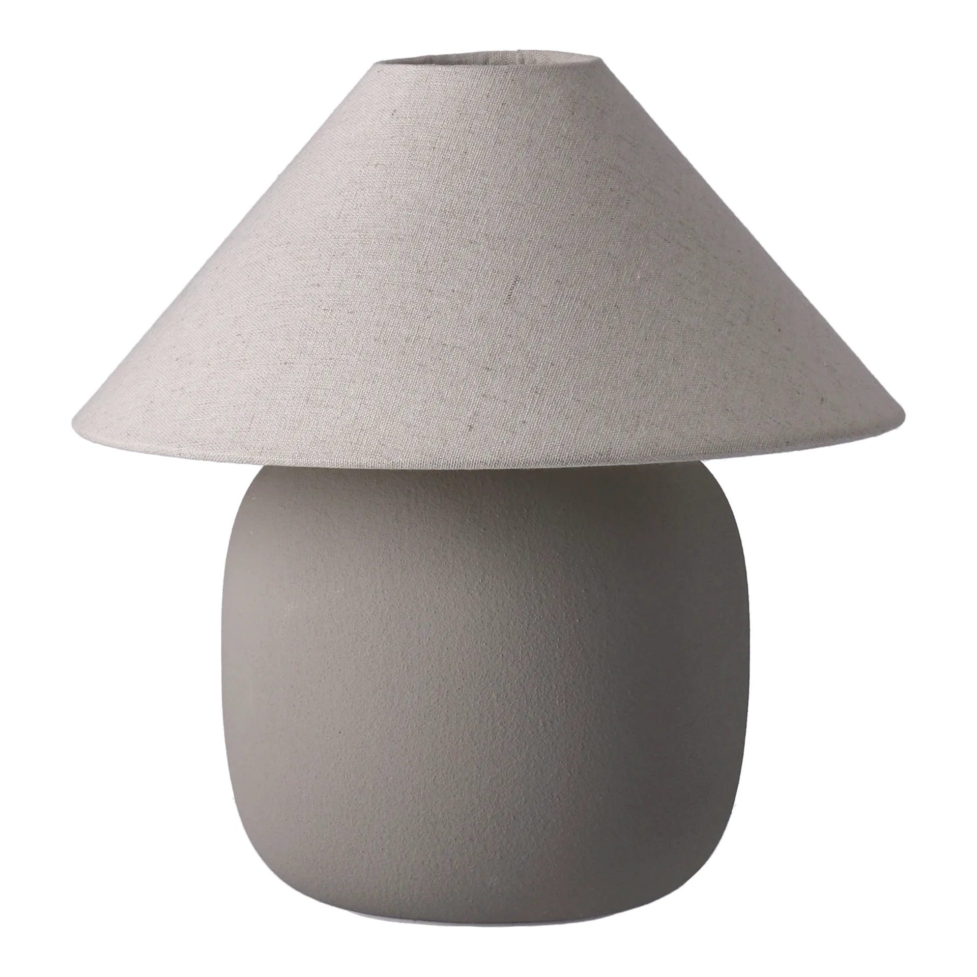 Boulder table lamp 29 cm grey-nature Scandi Living