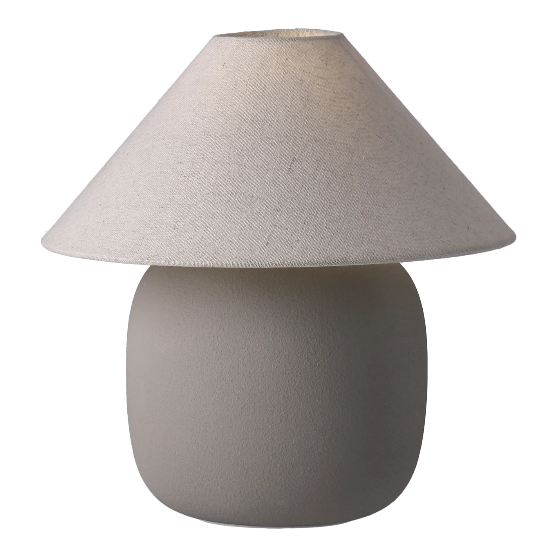 Boulder table lamp 29 cm grey-nature Scandi Living