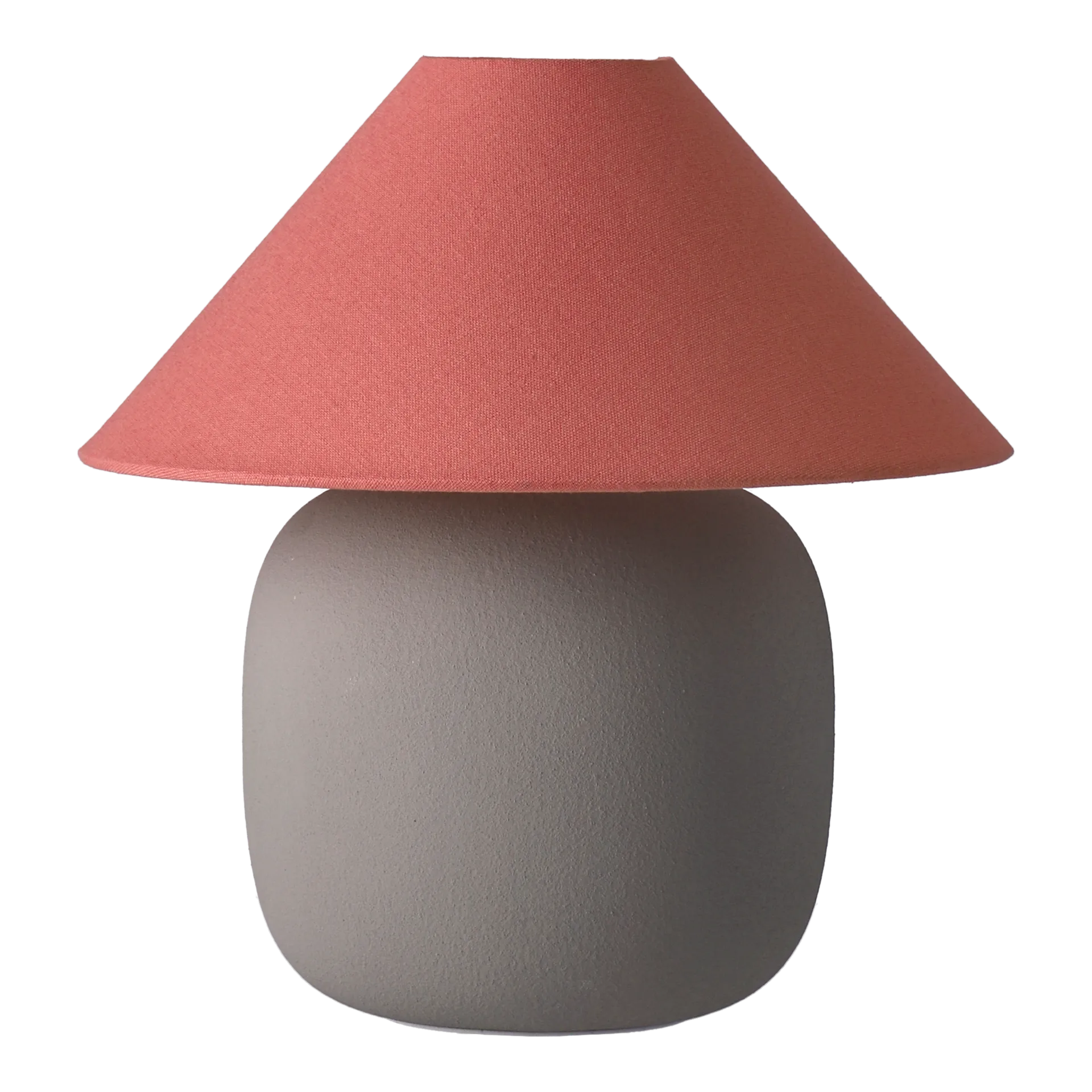 Boulder table lamp 29 cm grey-peach Scandi Living