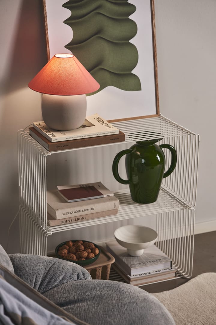 Boulder table lamp 29 cm grey-peach Scandi Living