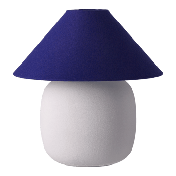 Boulder table lamp 29 cm white-cobolt - undefined - Scandi Living