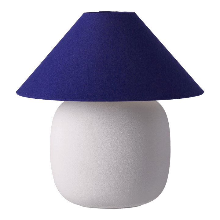 Boulder table lamp 29 cm white-cobolt Scandi Living