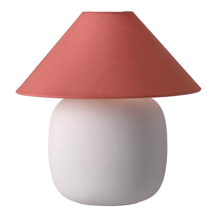 Boulder table lamp 29 cm white-peach Scandi Living