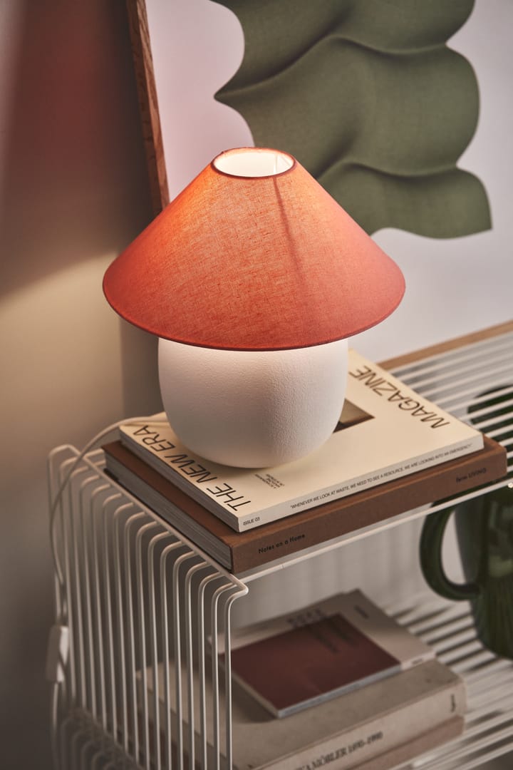 Boulder table lamp 29 cm white-peach Scandi Living