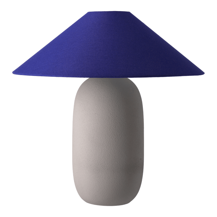 Boulder table lamp 48 cm grey-cobolt Scandi Living