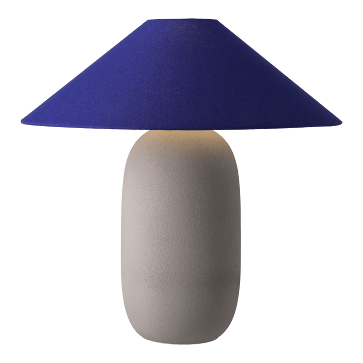 Boulder table lamp 48 cm grey-cobolt Scandi Living