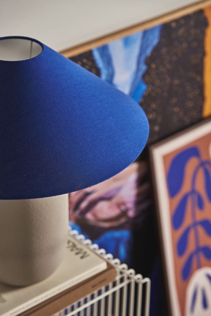 Boulder table lamp 48 cm grey-cobolt Scandi Living