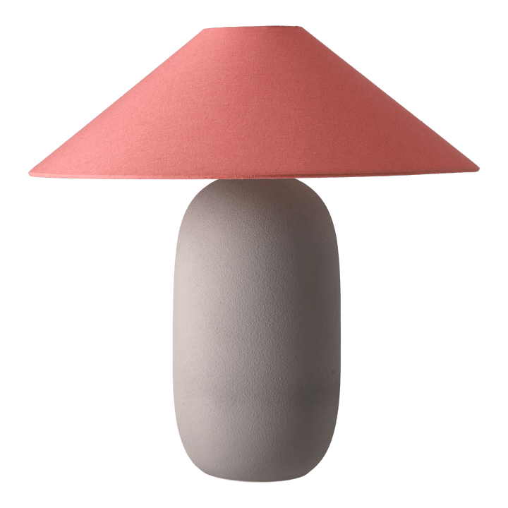 Boulder table lamp 48 cm grey-peach Scandi Living