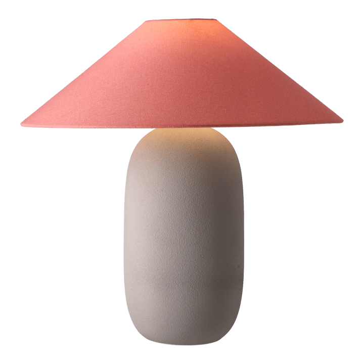 Boulder table lamp 48 cm grey-peach Scandi Living
