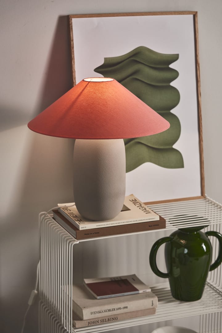 Boulder table lamp 48 cm grey-peach Scandi Living