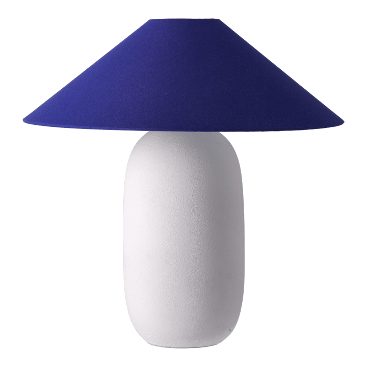 Boulder table lamp 48 cm white-cobolt Scandi Living