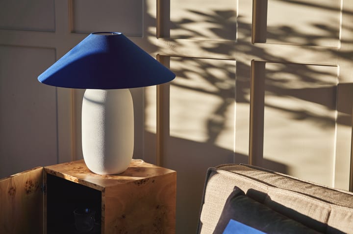 Boulder table lamp 48 cm white-cobolt Scandi Living